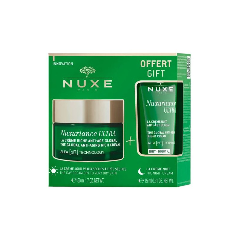 Crème Riche anti-âge Global - Nuxuriance Ultra - Nuxe - 50 ml