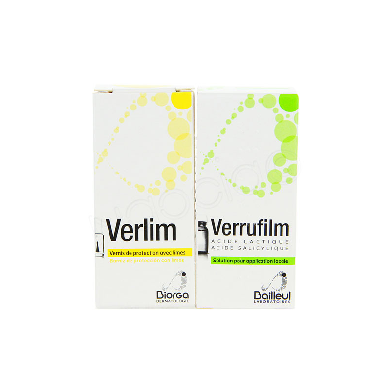 Verrufilm - Verrue, Cors, Durillon - Bailleul - 14 ml + Verlim