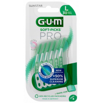 Cure Dents Large - Soft Picks Pro - G.U.M - 30 Unités