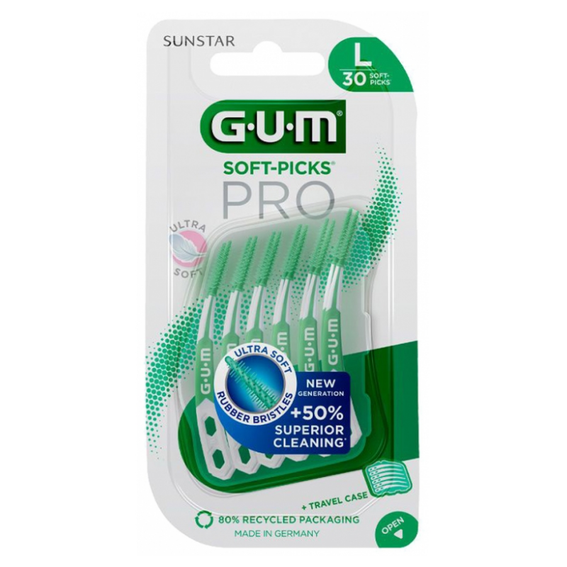Cure Dents Large - Soft Picks Pro - G.U.M - 30 Unités
