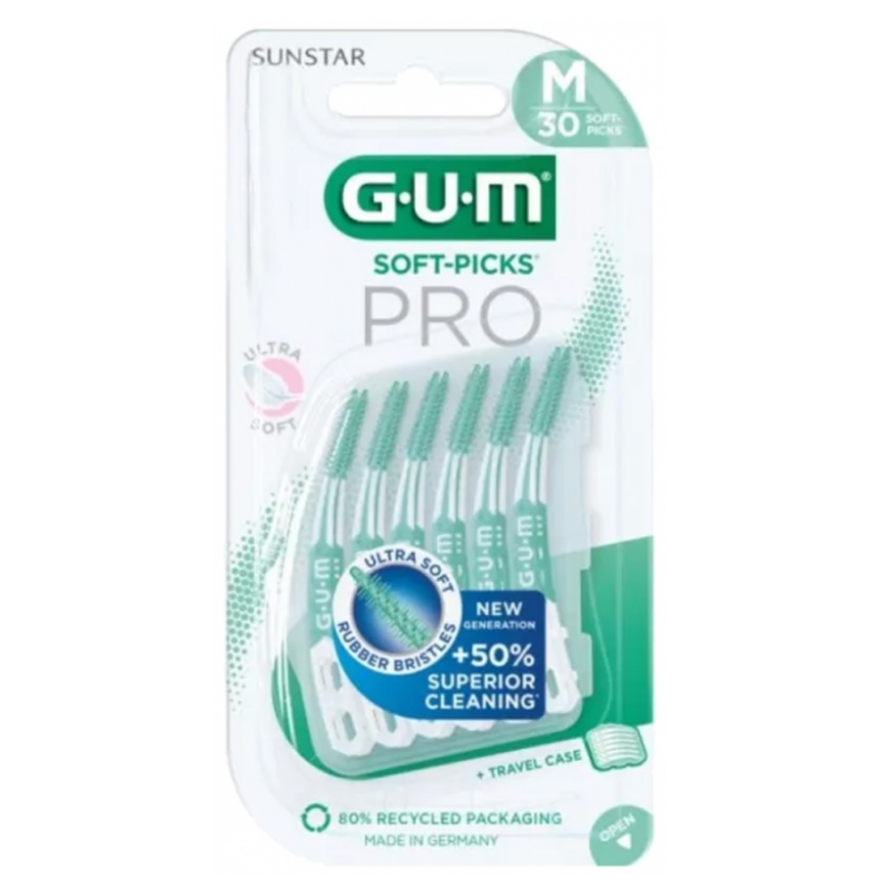 Medium Teeth Cure - Soft Picks Pro - G.U.M - 30 Units