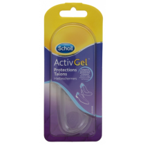 Scholl ActivGel Heel Protection - Slip & Scuff Protection - 1 pair