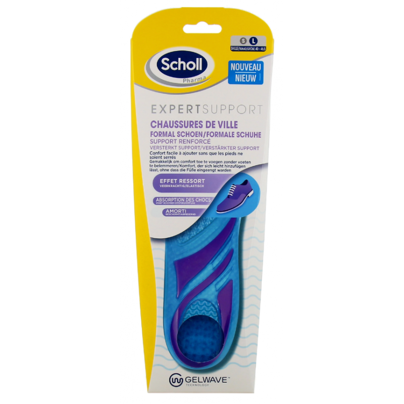 Town Shoes Insoles - Size 40-46.5 - Scholl - 1 Pair