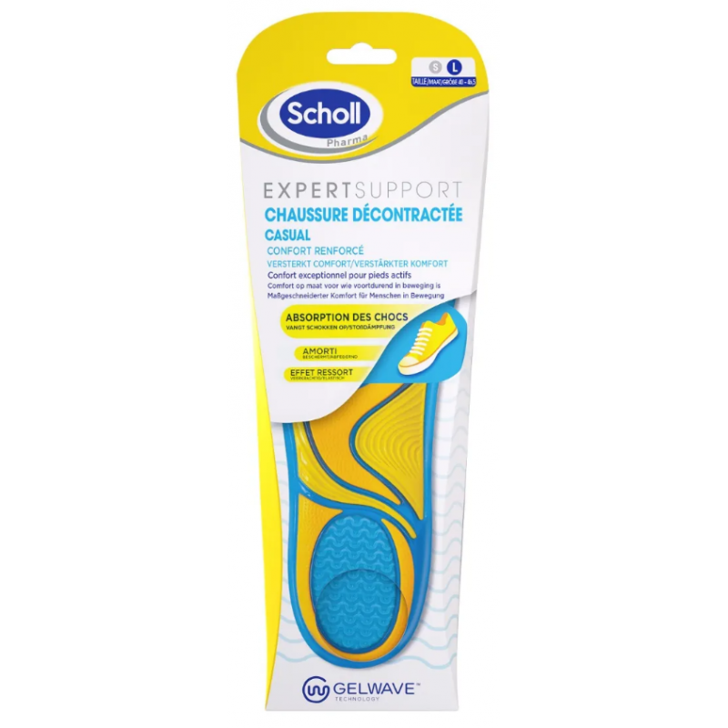 Scholl insoles - Casual shoes - 40-46.5 - 1 Pair