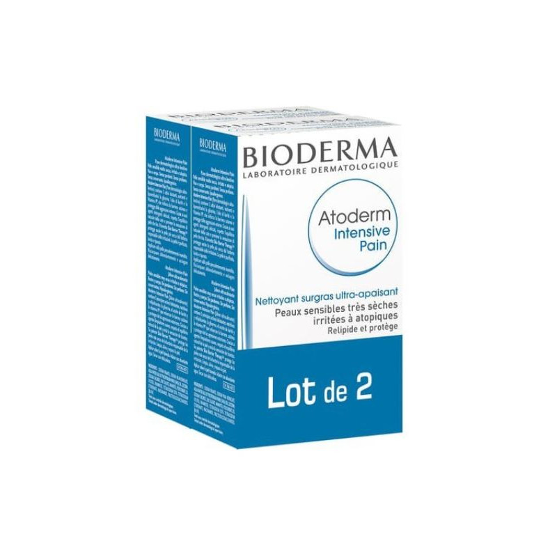 Atoderm Intensive Pain - Surgras cleanser - Bioderma - 2X150g