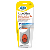 LiquiFlex Insole - Reinforced Support - Size 41-46.5 - Scholl - 1 Pair