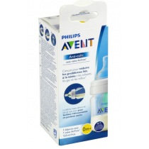 Biberon Anti-colic - Réduit les Coliques - Gaz - Reflux - Avent - +0m - 260 ml