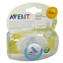 Classic Orthodontic soothers - 0-6 Months - Avent - 1 Soother