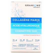 Complexe Anti-âge - Peau - Cheveux - Articulations - Collagène Marin - Granions - 60 comprimés