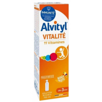 Sirop aux 11 Vitamines - Goût Fruité -  Alvityl Vitalité - 150 ml