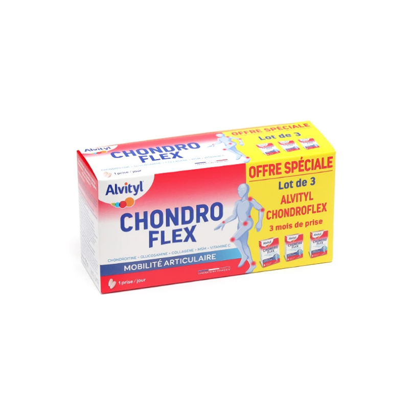 Special Offer ChondroFlex - Joint Mobility - Alvityl - Pack of 3 x 60 tablets