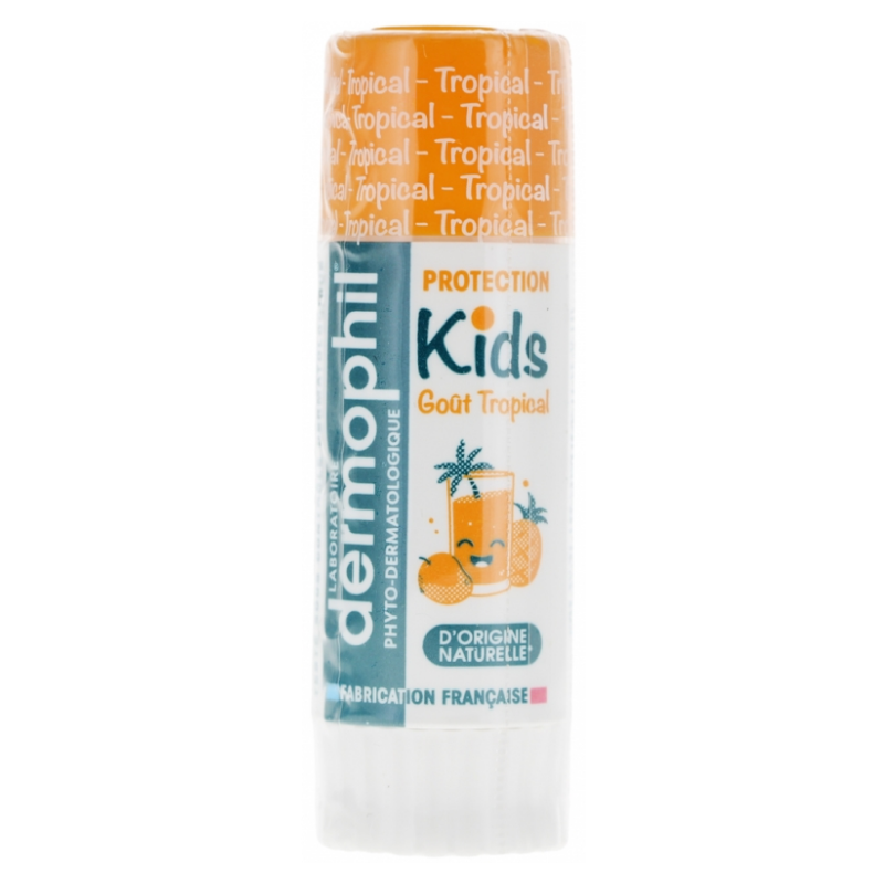 Children's Lip Stick - Protection - Tropical Flavour - Dermophil Indien - 4 g