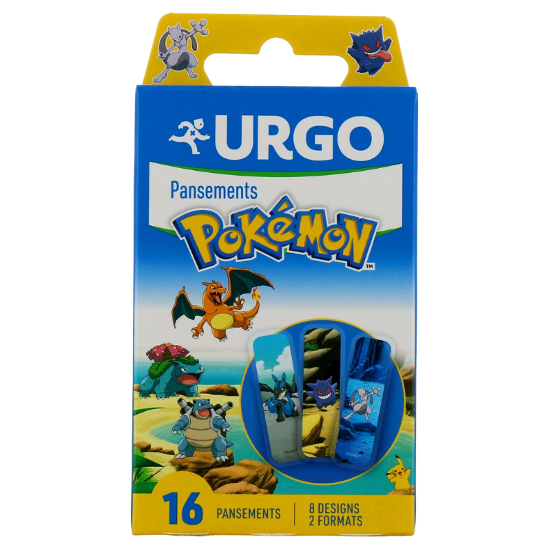 Pokémon Dressings - Urgo - 2 Sizes - 16 Dressings