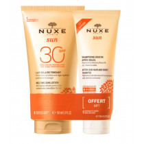 Lait Solaire Fondant Haute Protection - SPF30 -150ml + offert shampooing douche après soleil 100ml- Nuxe Sun