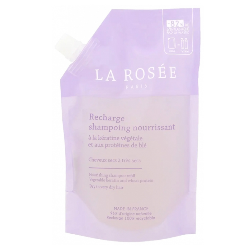 Recharge Shampoing Nourrissant - Cheveux Secs à Très Secs - La Rosée - 400 ml