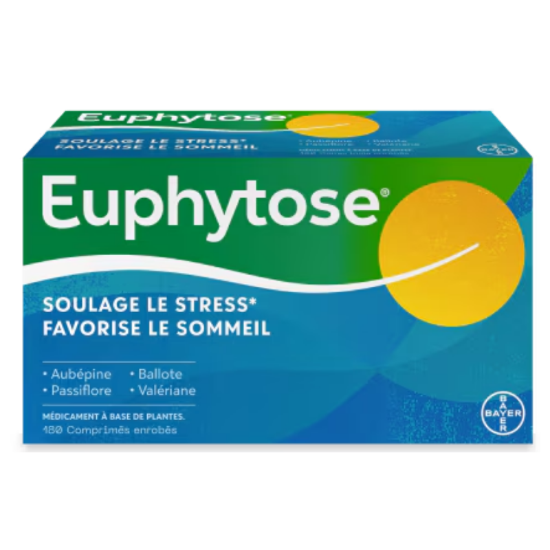 Euphytose - Sleep and Anxiety Disorders - Bayer - 180 Tablets