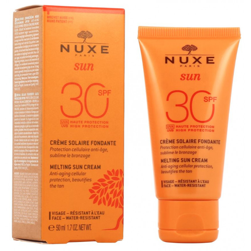 Crème solaire fondante visage - SPF30 - Nuxe Sun - 50ml