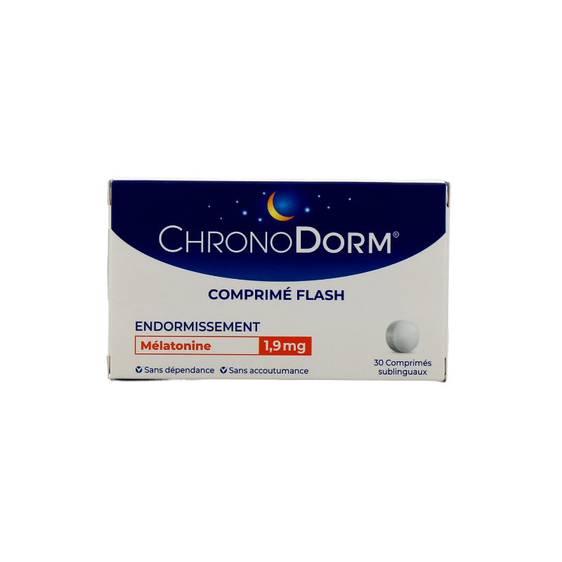 ChronoDorm -  Melatonine 1.9mg -  30 Comprimés Sublinguaux