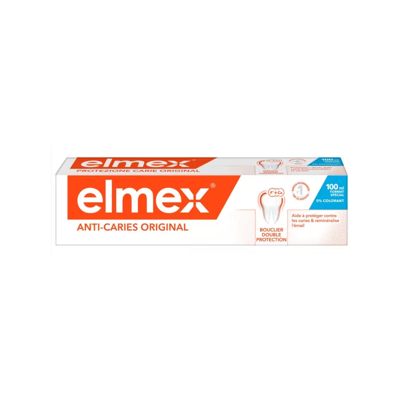 Dentifrice - Anti-Carie au Fluorure d'Amines - Elmex -  100ml