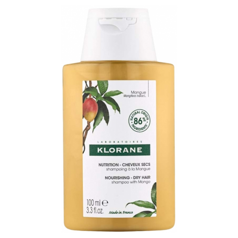 Shampoing au Beurre de Mangue - Cheveux Secs - Klorane - 100 ml