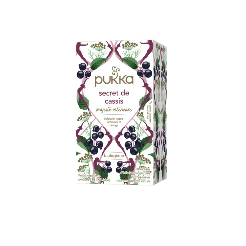 Blackcurrant Secret Herbal Tea - Organic - Pukka - 20 sachets