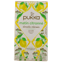 Lemon Morning Herbal Tea - Organic - Pukka - 20 teabags