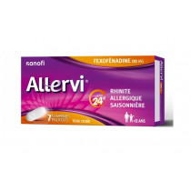 Allervi - Féxofénadine 120mg - Allergic Rhinitis - Box of 7