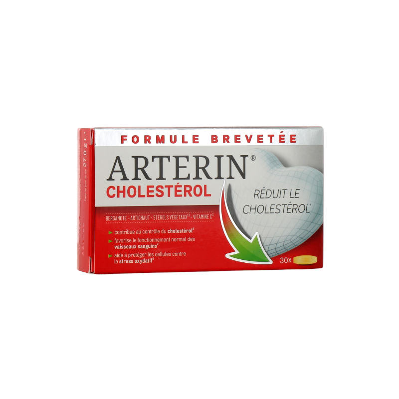 Arterin - Réduit le Cholestérol - Oméga - 30 comprimés