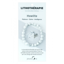 Lithotherapy bracelet - Howlite 8 mm - PharmaGem