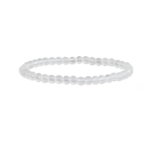 Bracelet Lithothérapie - Cristal de Roche 4 mm - PharmaGem