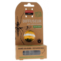 Diffuseur Anti-moustiques - Toutes Zones - Manouka - 1 Diffuseur + 1 recharge