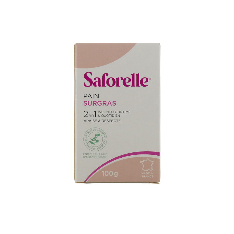 Superfatted Body & Intimate Cleansing Bar - Saforelle - 100 G