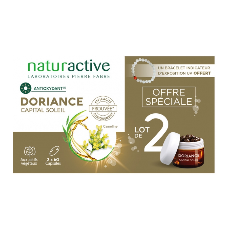 Doriance Capital Solaire - Naturactive - 2X60 capsules