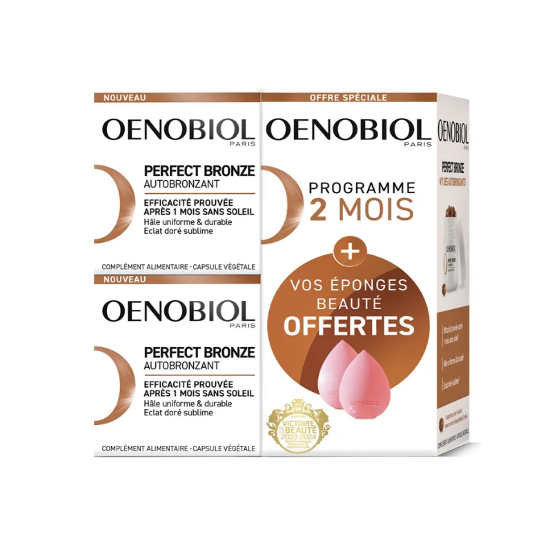 Self Tanning - Perfect Bronze - Oenobiol - 60 Capsules