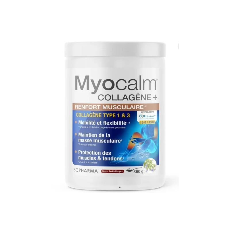 Myocalm  Collagène + - Renfort Musculaire - 3 Chênes - 360 g