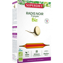 SuperDiet Radis Noir Bio - 20 Ampoules De 10 ml