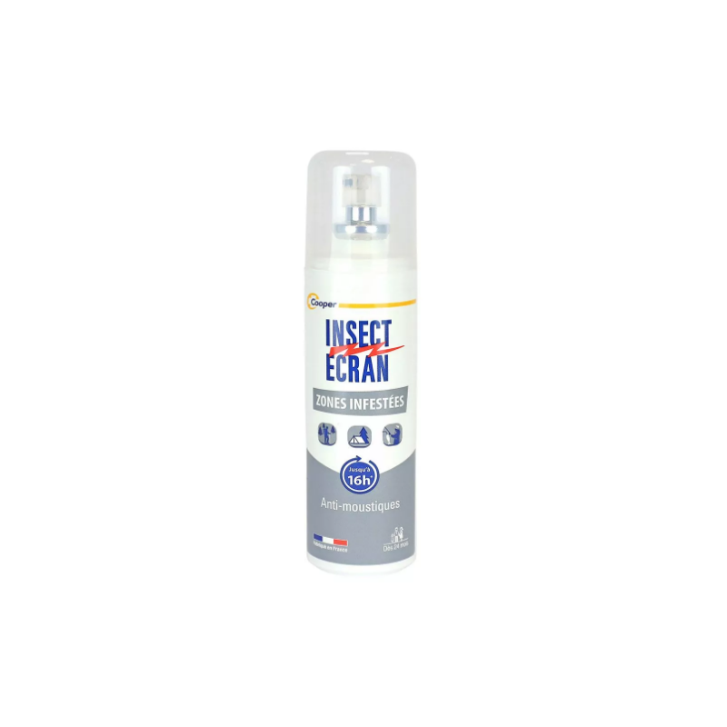 Insect Ecran Zones Infestées - Répulsif Peau Adultes et Enfants - 100 ml