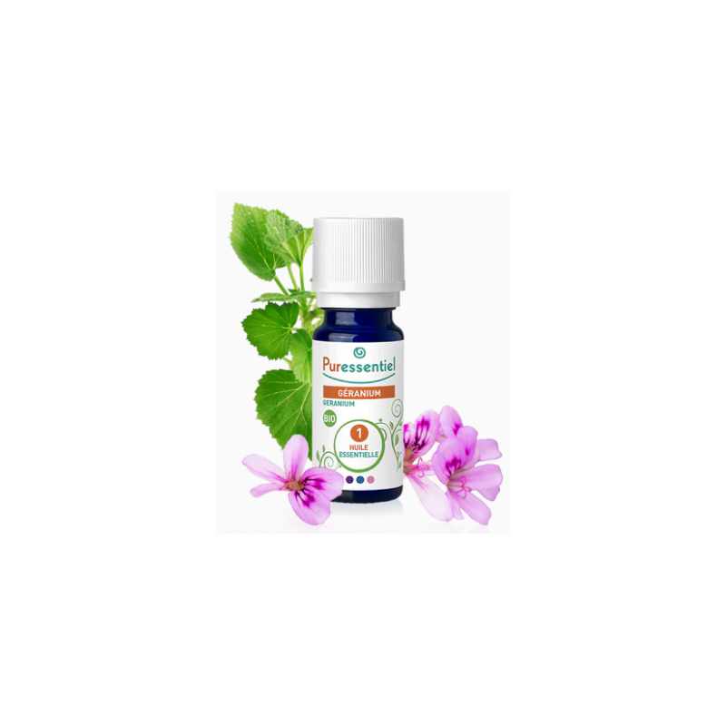 Organic Geranium Essential Oil - Puressentiel - 5 ml