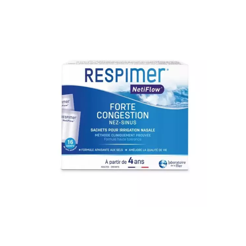 Nasal Irrigation sachets - Respimer NetiFlow - 16 sachets