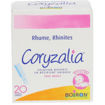 Coryzalia - Rhume & Rhinites - Boiron - 20 Récipients Unidoses