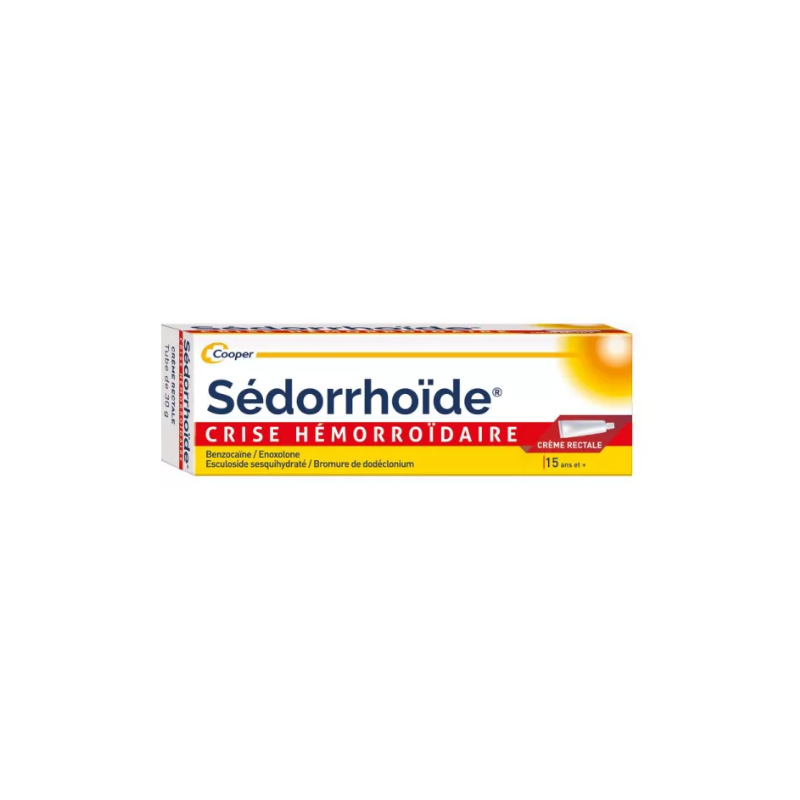 Crème Crise hémorroïdaire - Sédorrhoïde - 30g