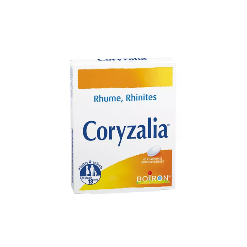 Coryzalia - Cold & Rhinitis - Boiron - 40 orodispersible tablets