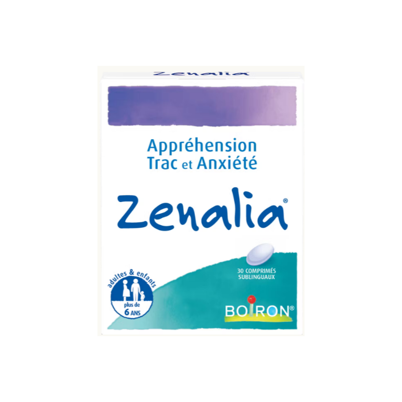 Zenalia - Trac, Appréhension et Anxiété - Boiron - 30 Comprimés Sublinguaux