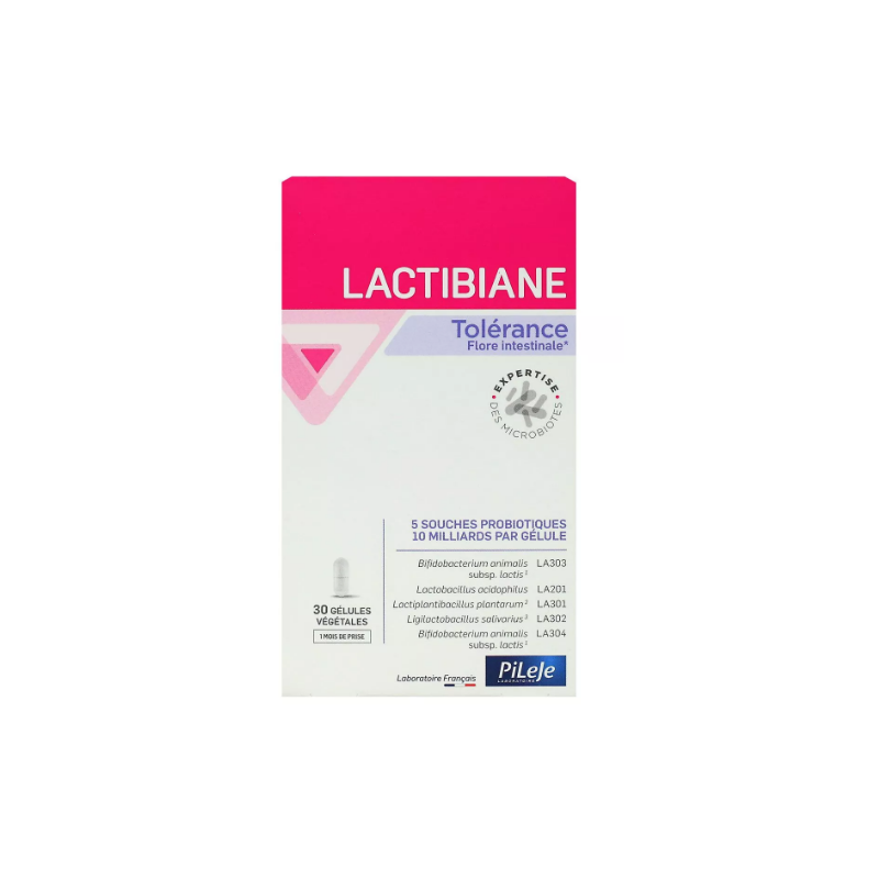 Lactibiane Tolérance - Pileje - Boite De 30 Gélules