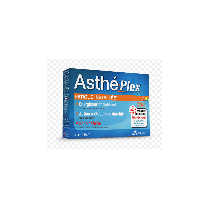 Asthéplex - Organismes Epuisés - 3C Pharma - 30 comprimés