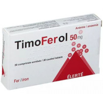 TimoFerol - Anémie Fer - 30 Comprimés