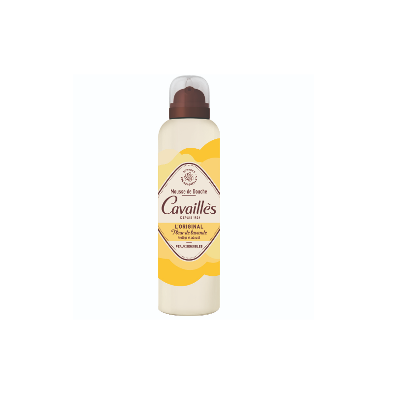 Mousse de Douche L'original - Fleur de Lavande - Peaux Sensibles - Cavaillès - 200 ml