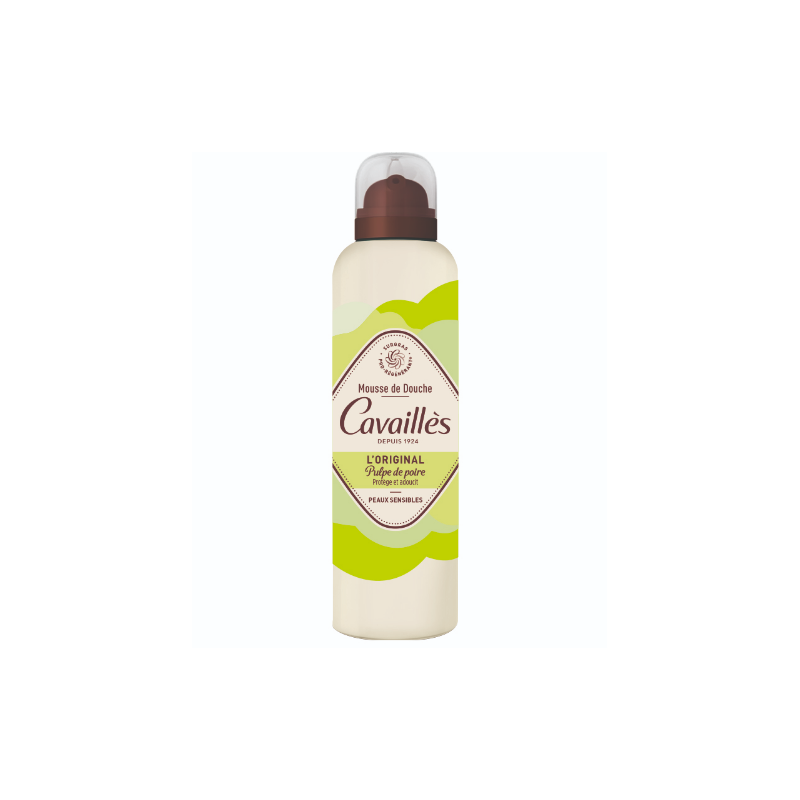 Mousse de Douche L'original - Pulpe de Poire - Peaux Sensibles - Cavaillès - 200 ml