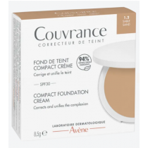 Fond de Teint - Compact Crème - Sable - SPF 30 - Couvrance - Avène - 8,5g