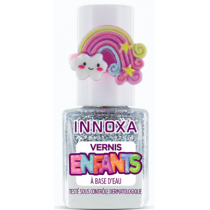 Nail Polish - Water base - Rainbow Silver - Innoxa - 1 Polish